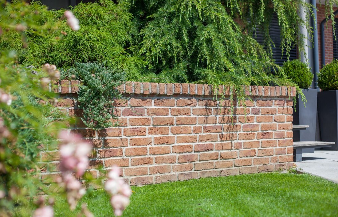 Tehlový obklad Terra Cotta na plote od Rustique.sk