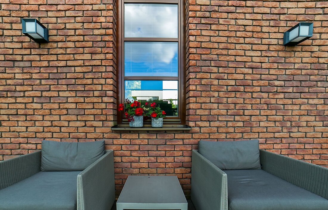 Tehlový obklad Terra cotta na fasáde rodinného domu od Rustique.sk